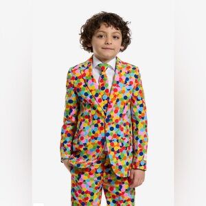 OppoSuits Multicolor “Confetti” 3 Piece Party Suit